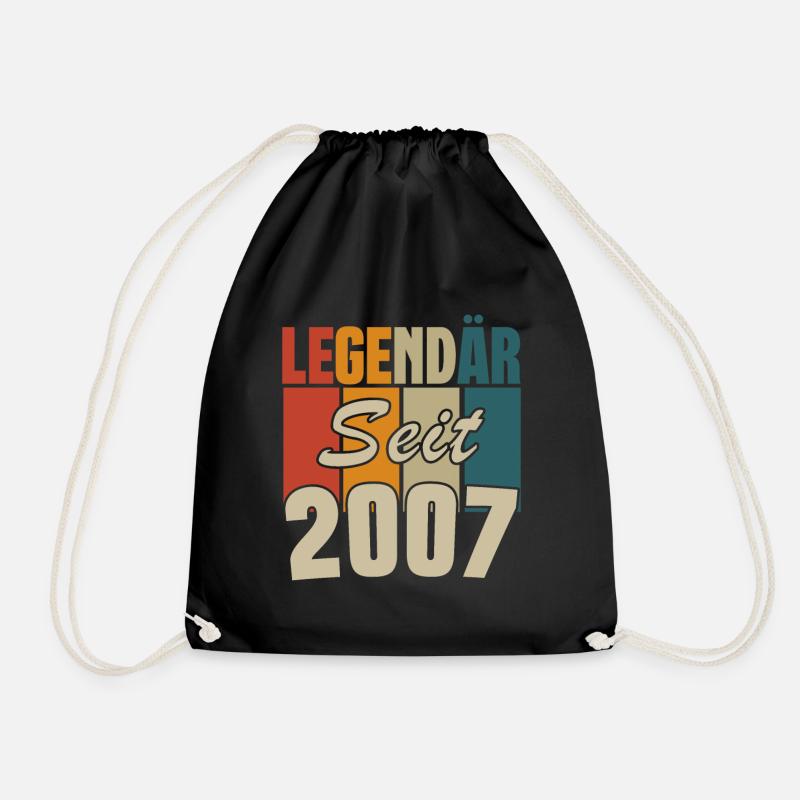 Legendär seit 2007 - Turnbeutel - Schwarz