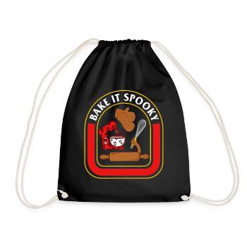 Chemise d’Halloween, Bake It Spooky Halloween cuisson - Sac de sport léger - noir - Devant