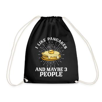 Amoureux des crêpes Les enfants J’aime les crêpes - Sac de sport léger - noir - Devant