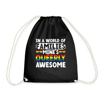 Gay Pride Parents queer Mariage gay - Sac de sport léger - noir - Devant
