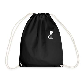 Logo Emblème Prothèse Pied Prothèse Jambe - Sac de sport léger - noir - Devant