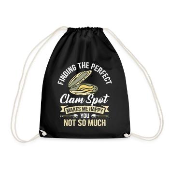 Mussels Seafood - Drawstring Bag - black - Front