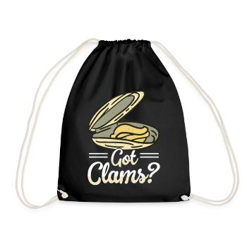 Mussels Seafood - Drawstring Bag - black - Front
