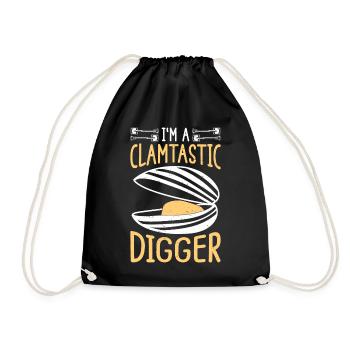 Mussels Seafood - Drawstring Bag - black - Front