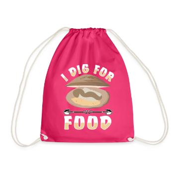 Moules Fruits de mer - Sac de sport léger - fuchsia - Devant
