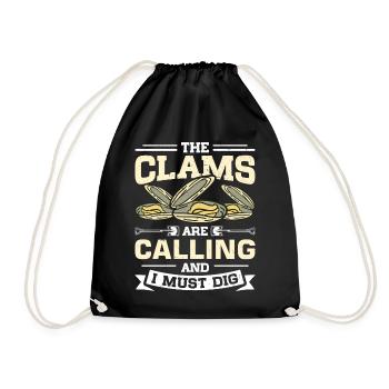 Mussels Seafood - Drawstring Bag - black - Front