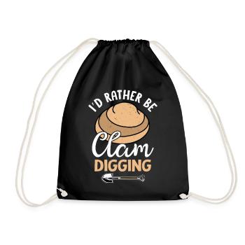 Mussels Seafood - Drawstring Bag - black - Front