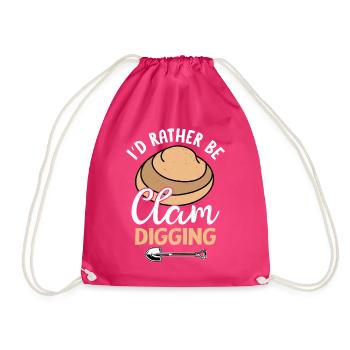 Moules Fruits de mer - Sac de sport léger - fuchsia - Devant