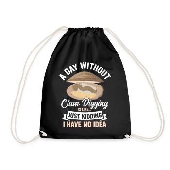 Mussels Seafood - Drawstring Bag - black - Front