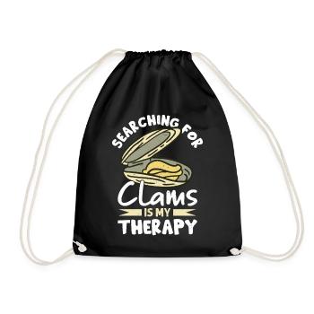 Mussels Seafood - Drawstring Bag - black - Front