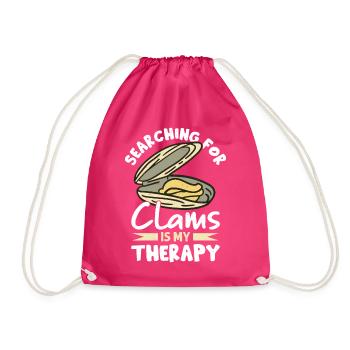 Moules Fruits de mer - Sac de sport léger - fuchsia - Devant