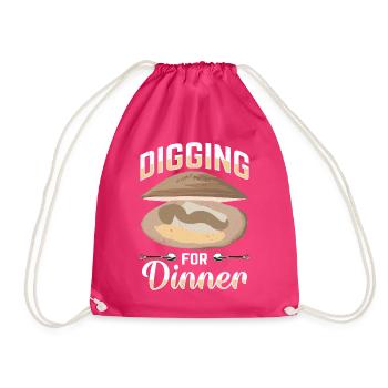 Moules Fruits de mer - Sac de sport léger - fuchsia - Devant