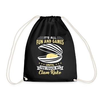 Mussels Seafood - Drawstring Bag - black - Front