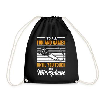 Content Creators & Social Media Influencers - Drawstring Bag - black - Front