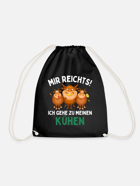 J’EN AI ASSEZ! JE M’EN VAIS À MES VACHES ! Amusement - Sac de sport léger - noir