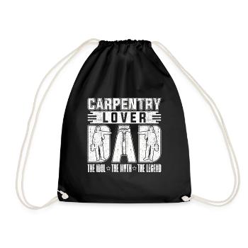 Menuiserie Amant Papa L’Idole Le Mythe Charpentier - Sac de sport léger - noir - Devant