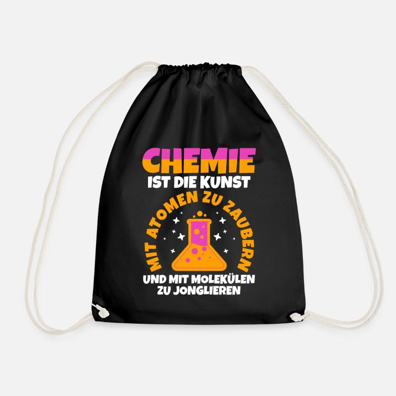 Chemiker Wissenschaft Physik Chemie - Turnbeutel - Schwarz