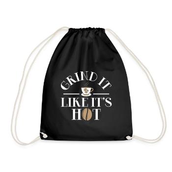 Broyez-le comme s’il était chaud - Barista Coffee Fans - Sac de sport léger - noir - Devant