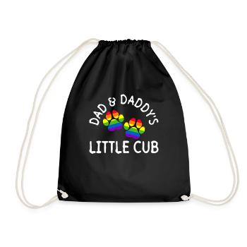 Gay Papa Allié Papa Fête des Pères - Sac de sport léger - noir - Devant