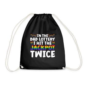 Gay Dad Ally Dad Father’s Day - Sac de sport léger - noir - Devant