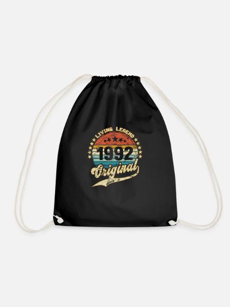 1992 Geburtstag Living Legend Original - Turnbeutel - Schwarz