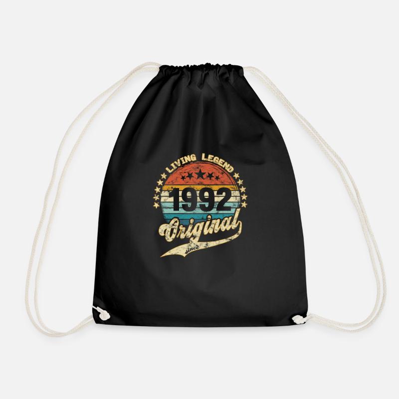 1992 Geburtstag Living Legend Original - Turnbeutel - Schwarz
