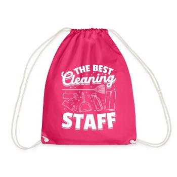 Le meilleur personnel de nettoyage - House Cleaner Housekeepe - Sac de sport léger - fuchsia - Devant