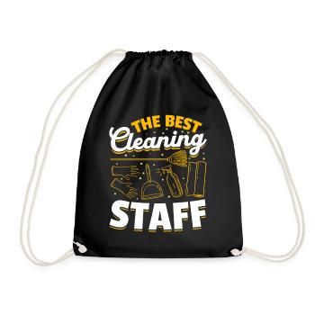 Le meilleur personnel de nettoyage - House Cleaning House Cle - Sac de sport léger - noir - Devant