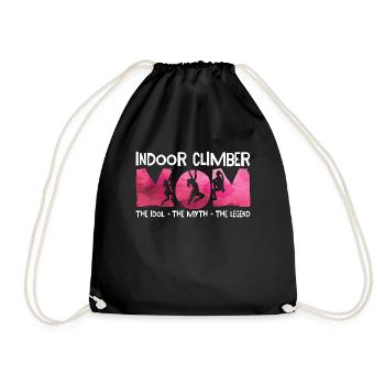 Grimpeur d’intérieur Maman L’idole Le mythe Escalade de bloc - Sac de sport léger - noir - Devant