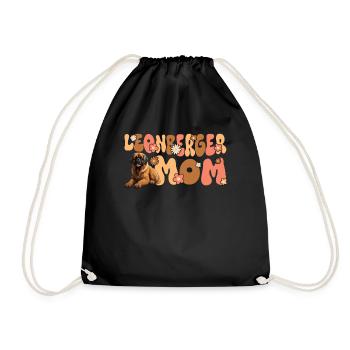 Leonberg Groovy Leonberger Maman - Sac de sport léger - noir - Devant