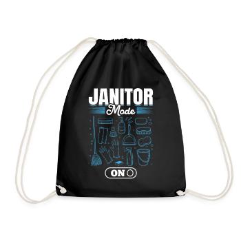 Mode Concierge Activé - Nettoyage Concierge Concierge Drôle Concierge - Sac de sport léger - noir - Devant
