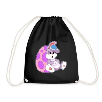 Bunny Easter Relax - Sac de sport léger - noir - Devant