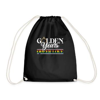 Gay Pride Wedding Gay Marriage - Drawstring Bag - black - Front