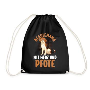 Chien Beagle - Sac de sport léger - noir - Devant