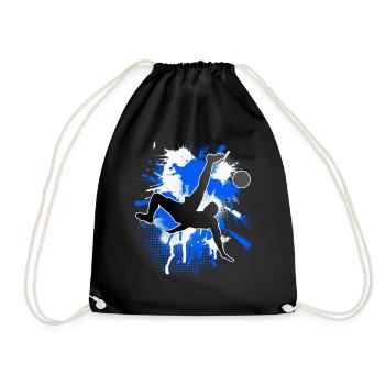 Joueurs de football - Sac de sport léger - noir - Devant