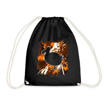 Dodo - Drawstring Bag - black - Front
