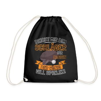 DICTON AMUSANT SUR LE TENNIS DE TABLE - DONNE-MOI LE - Sac de sport léger - noir - Devant