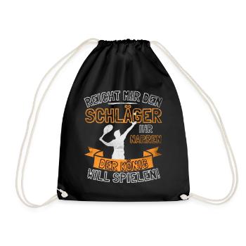 Drôle de joueur de tennis Tennis Saying Is Enough For Me - Sac de sport léger - noir - Devant