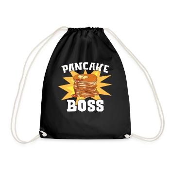 Pancake Lover Kids Pancake - Turnbeutel - Schwarz - Vorne