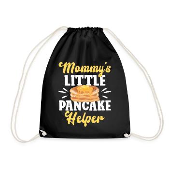 Pancake Lover Kids Mom Mommy's - Turnbeutel - Schwarz - Vorne