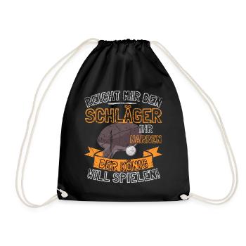 DICTON AMUSANT SUR LE TENNIS DE TABLE - DONNE-MOI LE - Sac de sport léger - noir - Devant