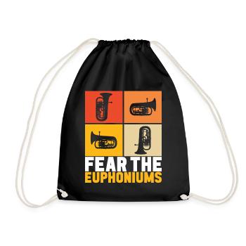 Euphonium Euphonist - Turnbeutel - Schwarz - Vorne