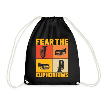 Euphonium Euphonist - Turnbeutel - Schwarz - Vorne