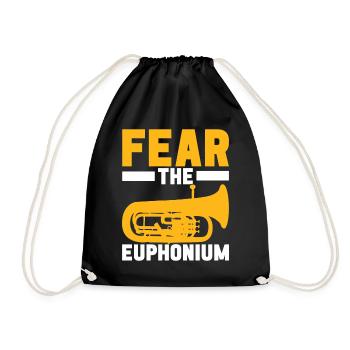 Euphonium Euphonist - Turnbeutel - Schwarz - Vorne