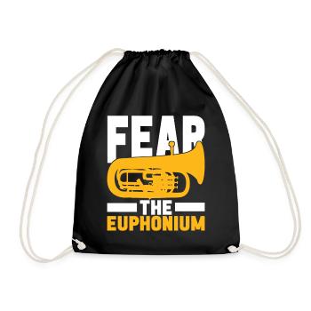 Euphonium Euphonist - Turnbeutel - Schwarz - Vorne