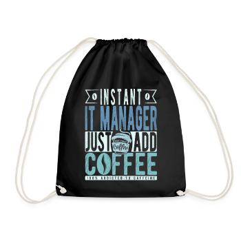 Instant It Manager n’a qu’à ajouter du café - Sac de sport léger - noir - Devant