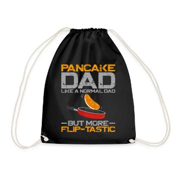 Amateur de crêpes Enfants Papa Crêpe Papa - Sac de sport léger - noir - Devant