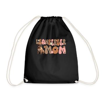 Leonberg Groovy Leonberger Maman - Sac de sport léger - noir - Devant