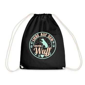 Chien Propriétaire De Chien Propriétaire De Chien Motif Chiens - Sac de sport léger - noir - Devant