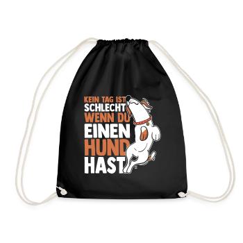 Chien Propriétaire De Chien Propriétaire De Chien Motif Chiens - Sac de sport léger - noir - Devant